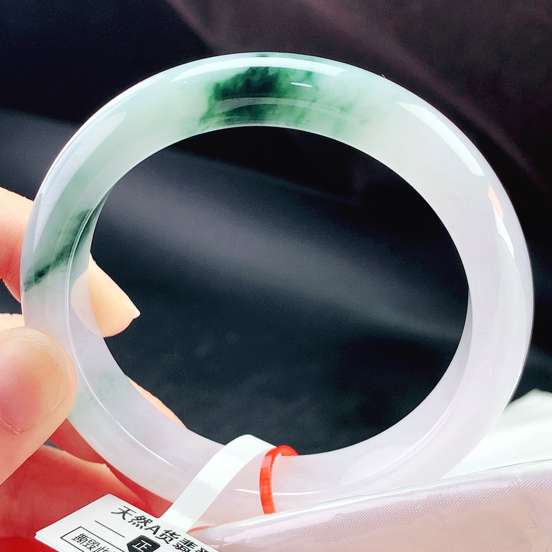 未镶嵌手镯翡翠58圈