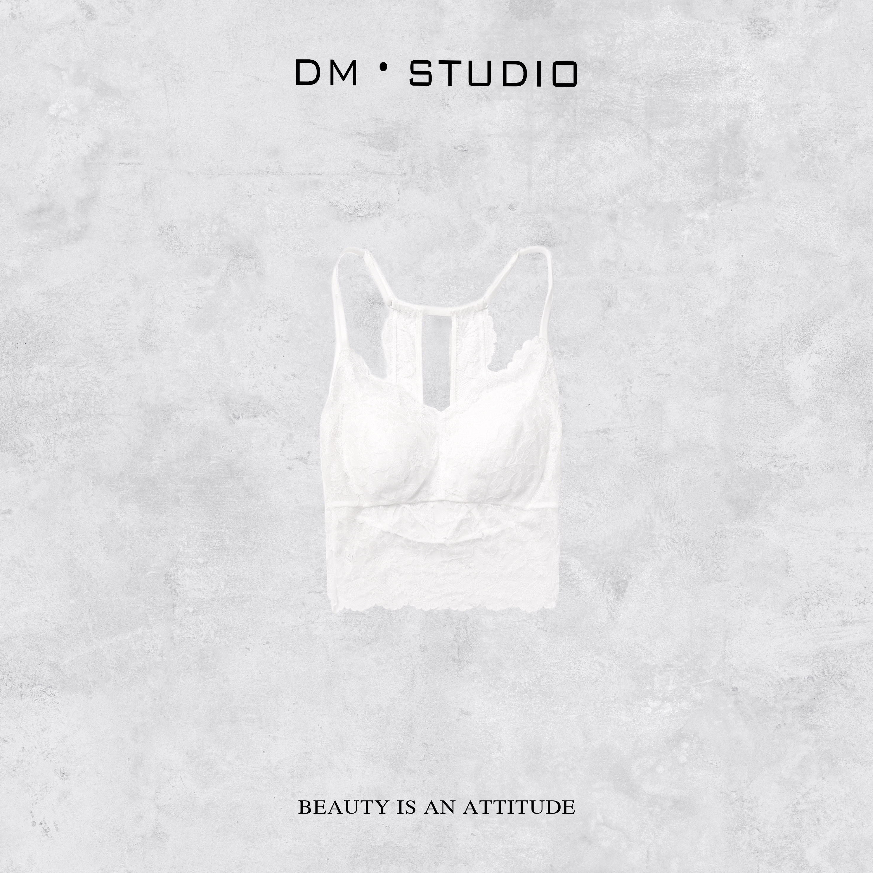 DEDM•STUDIO/复古性感精致感蕾丝钩花亲肤美背（2503MB/Q12B5228）