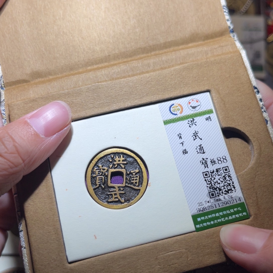 铜隆兴珍泉收藏洪武福0214