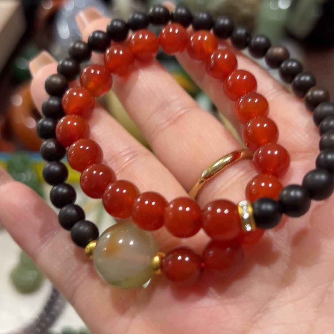 玛瑙/玉髓合金颈饰68556