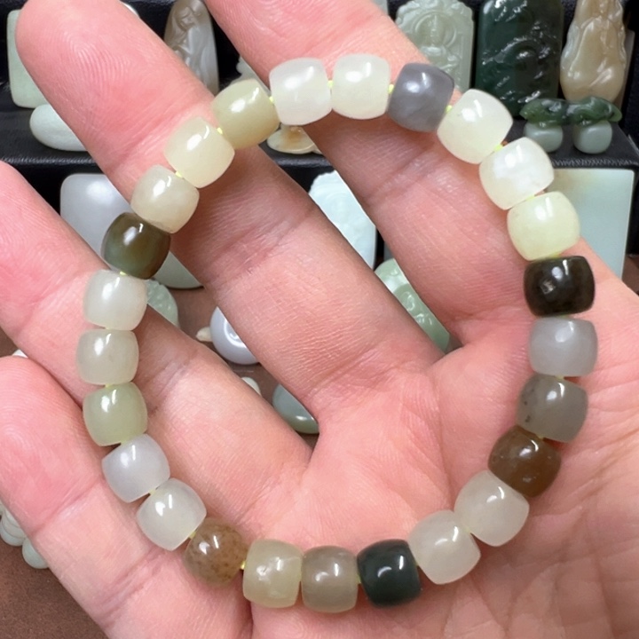 未镶嵌手串和田玉