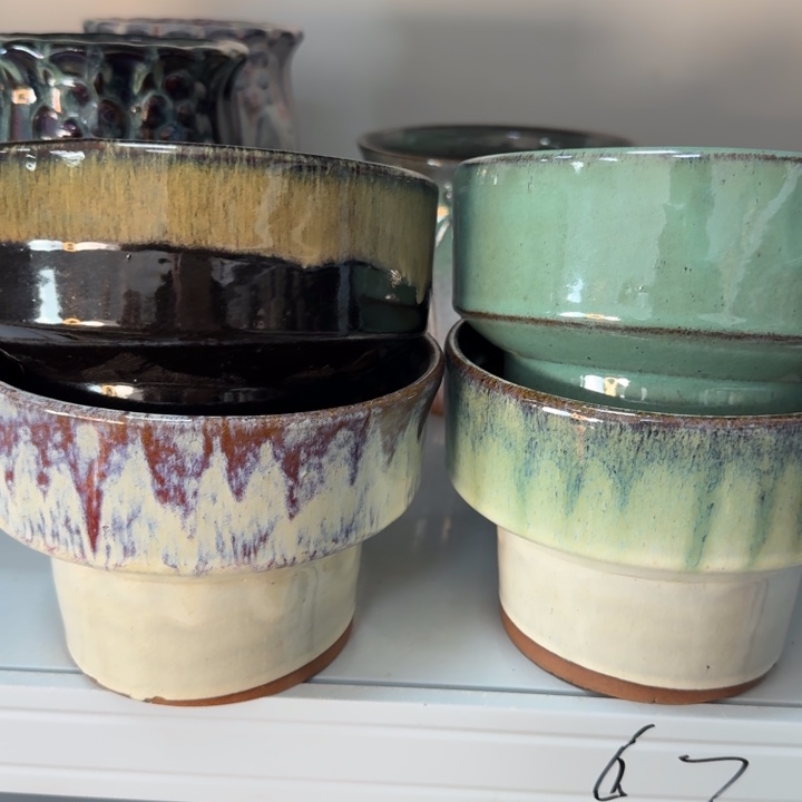 紫砂花盆口16高12，11111