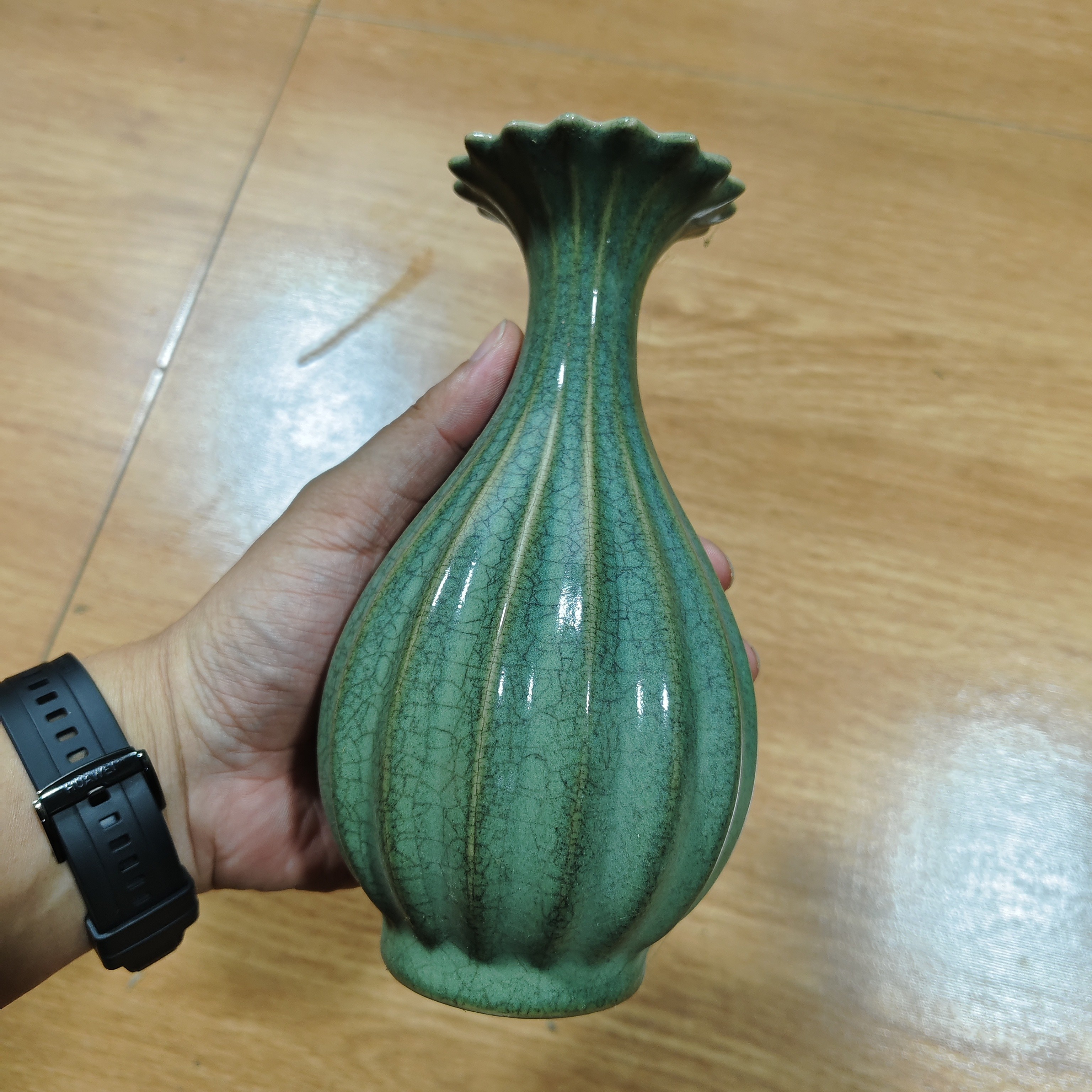 汝瓷汝窑花瓶一件品相完好