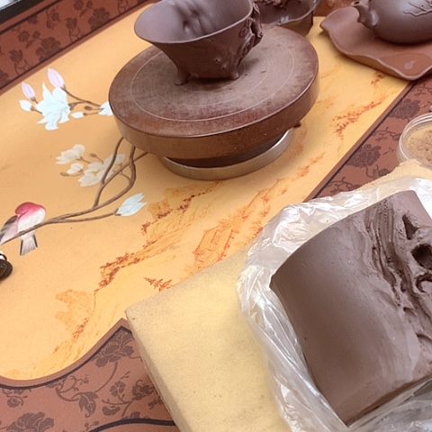 茶壶紫砂Q**樊全手工制作的手工制作工艺