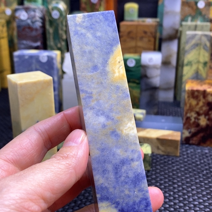 江西石林*苹青田石印章石