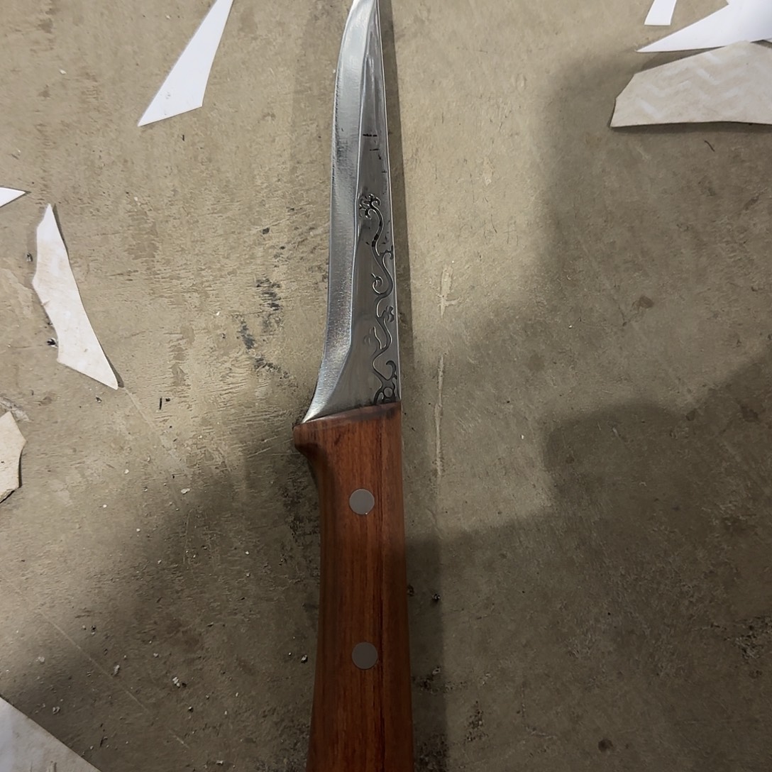 高碳锰钢炮弹钢手工锻打分割刀