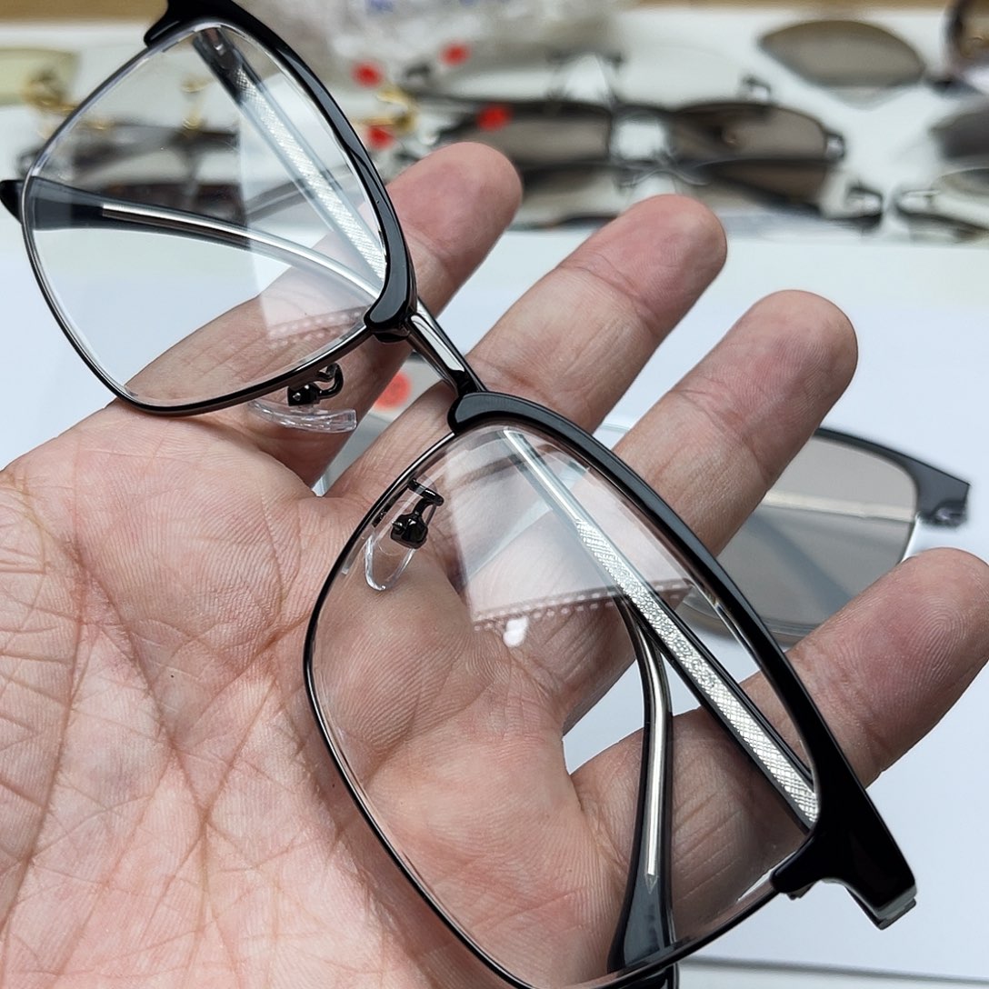 奋***斗全框款天然白水晶石头镜