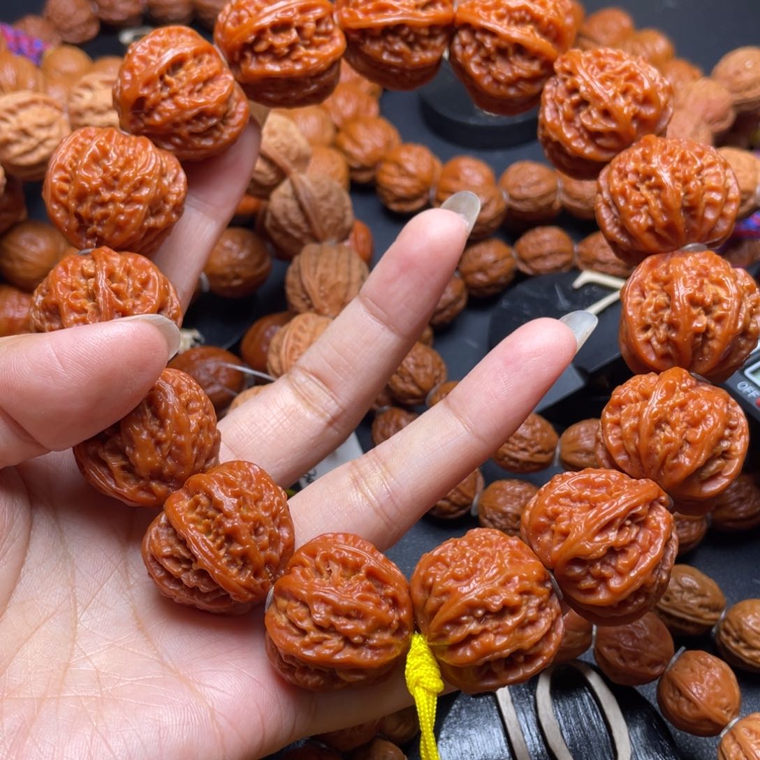 文玩核桃手串m****4龙脊纹111