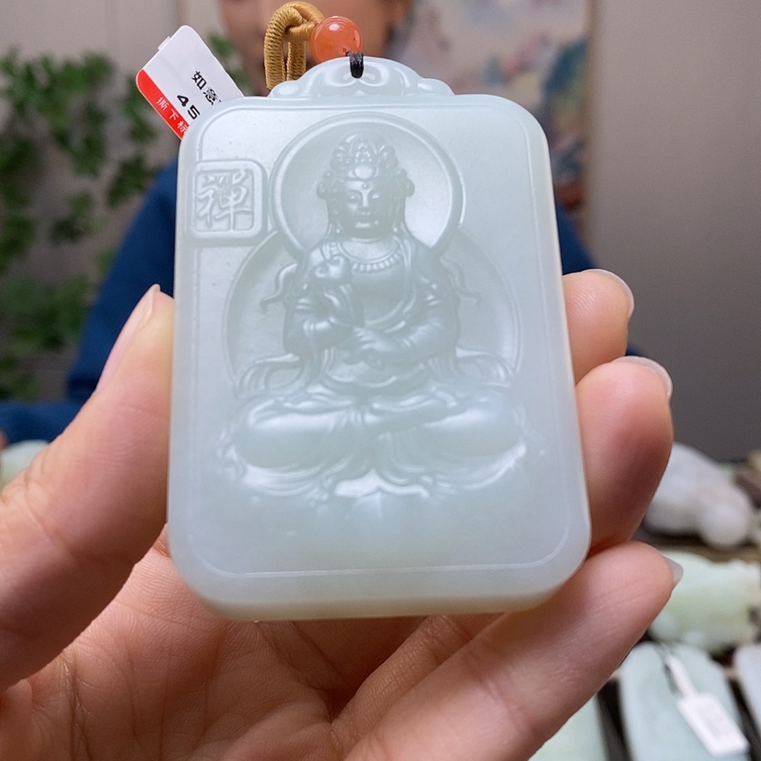 福***来和田玉未镶嵌颈饰