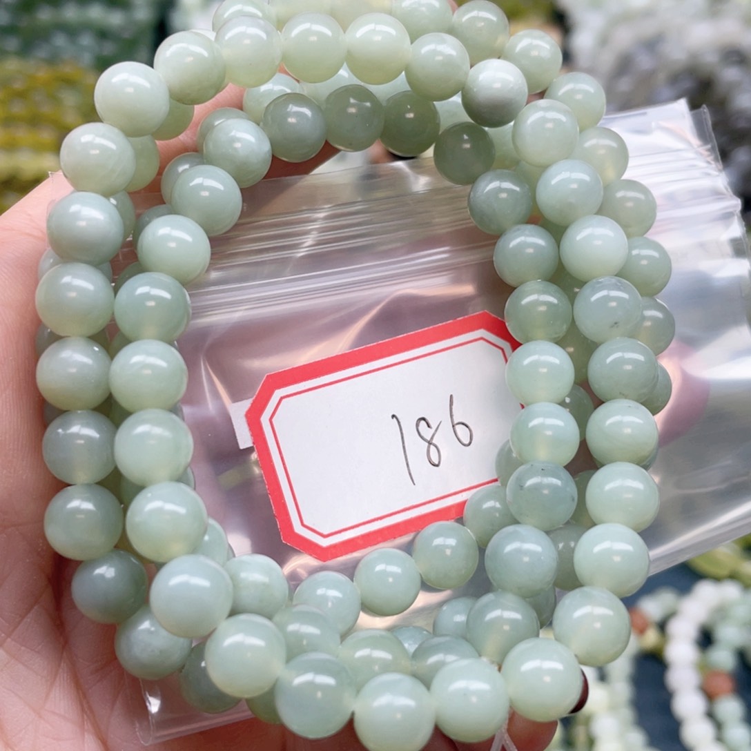 未镶嵌蛇纹石玉手串