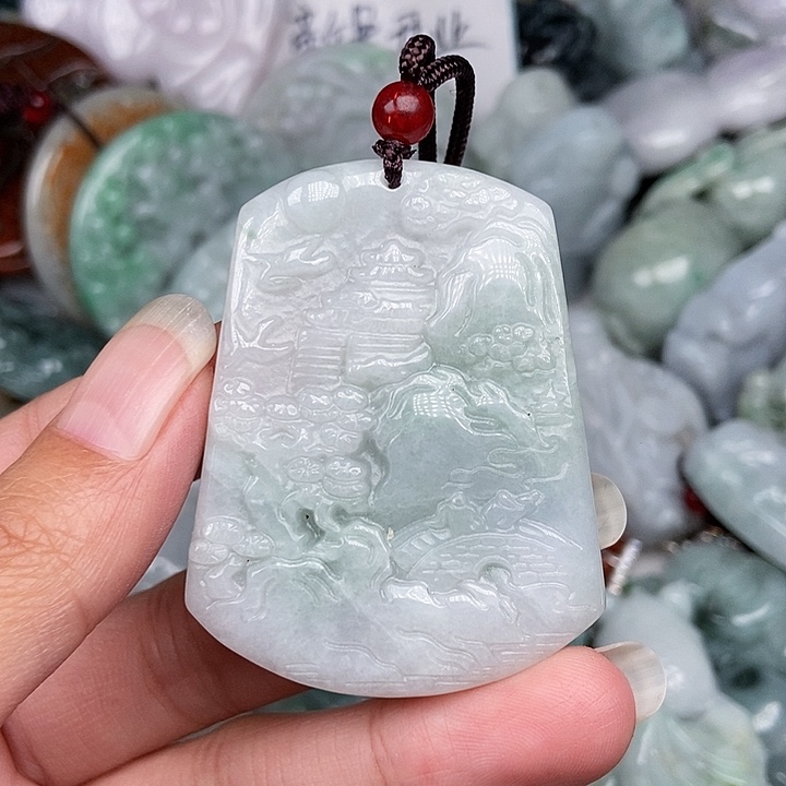 颈饰未镶嵌翡翠翡翠