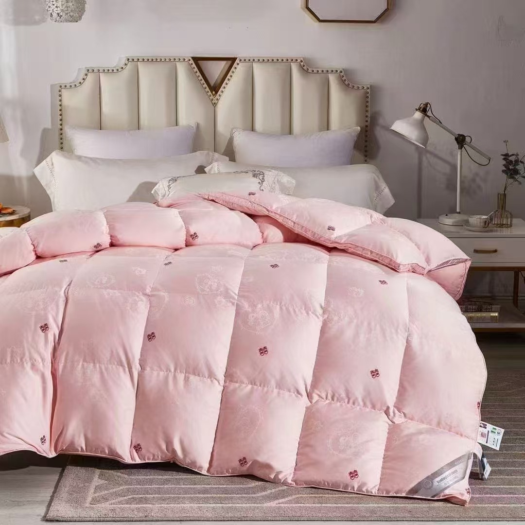 【现充充绒】清水大朵羽绒被双人加厚纯棉立体羽绒被无异味工厂直销