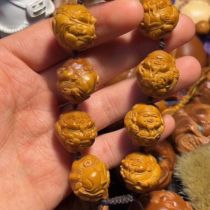橄榄核手串/手链元甲财神