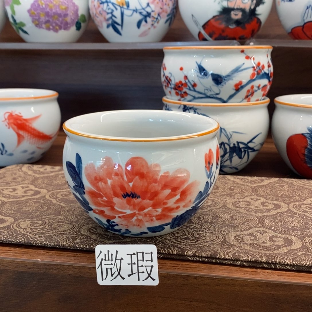 釉下彩手工绘制手工绘制