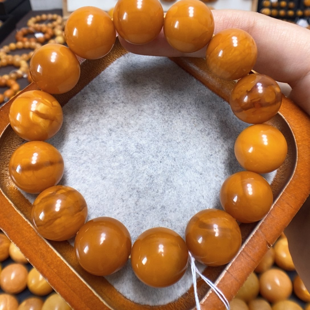 蜜蜡手链未镶嵌蜜蜡