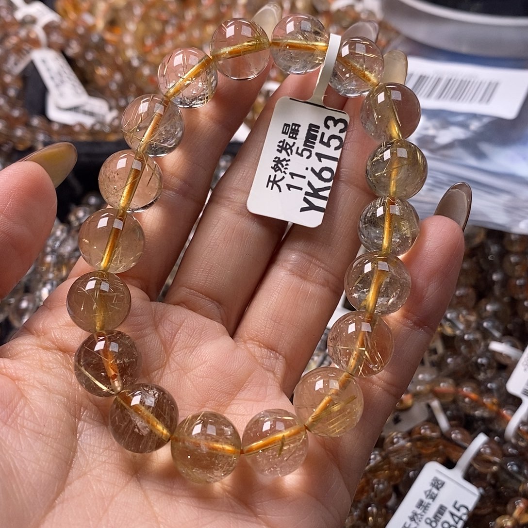 水晶未镶嵌手链水