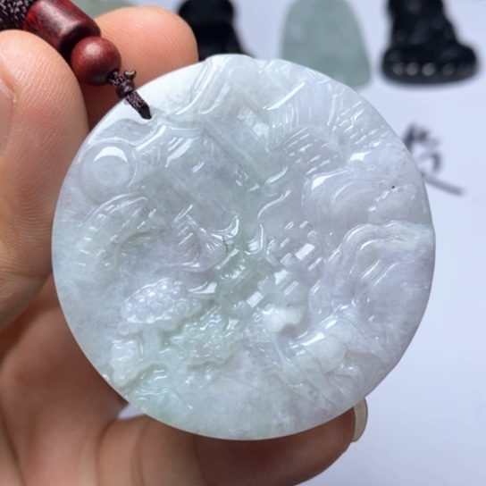 翡翠未镶嵌颈饰翡翠