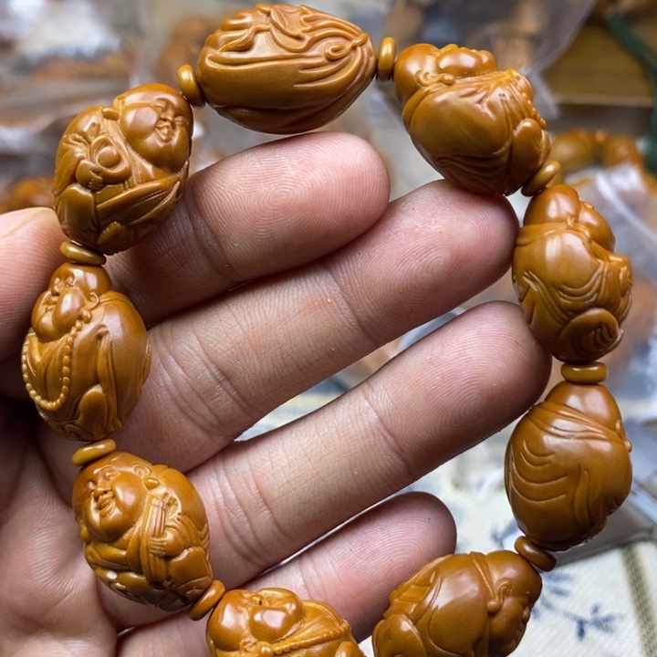 橄榄核手串/手链橄榄核雕工艺手串