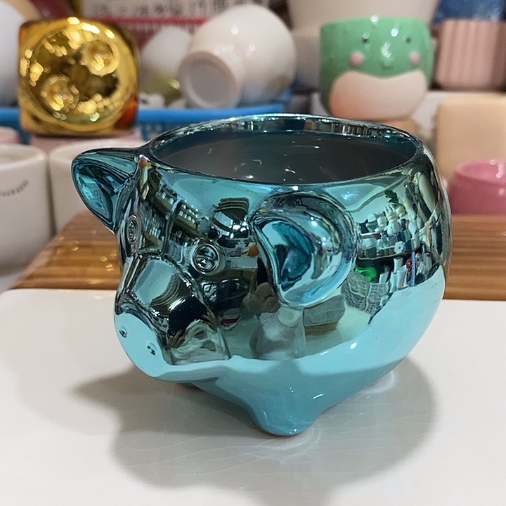 摆件多肉植物盆瑕疵有孔