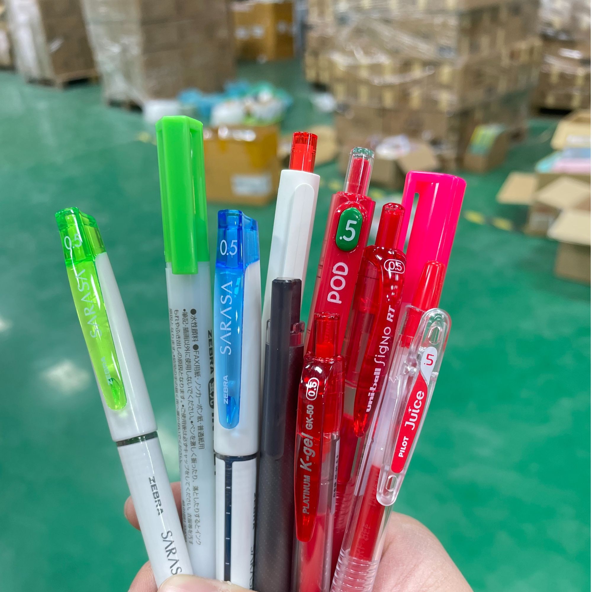 【红笔十支组合】斑马百乐派通红笔老师用办公学生划重点速干中性笔