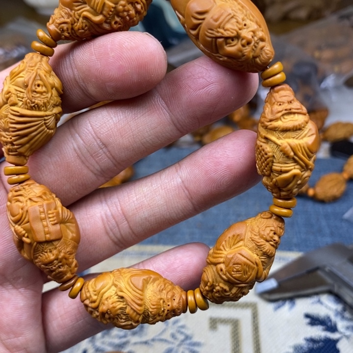橄榄核手串/手链橄榄核雕工艺手串