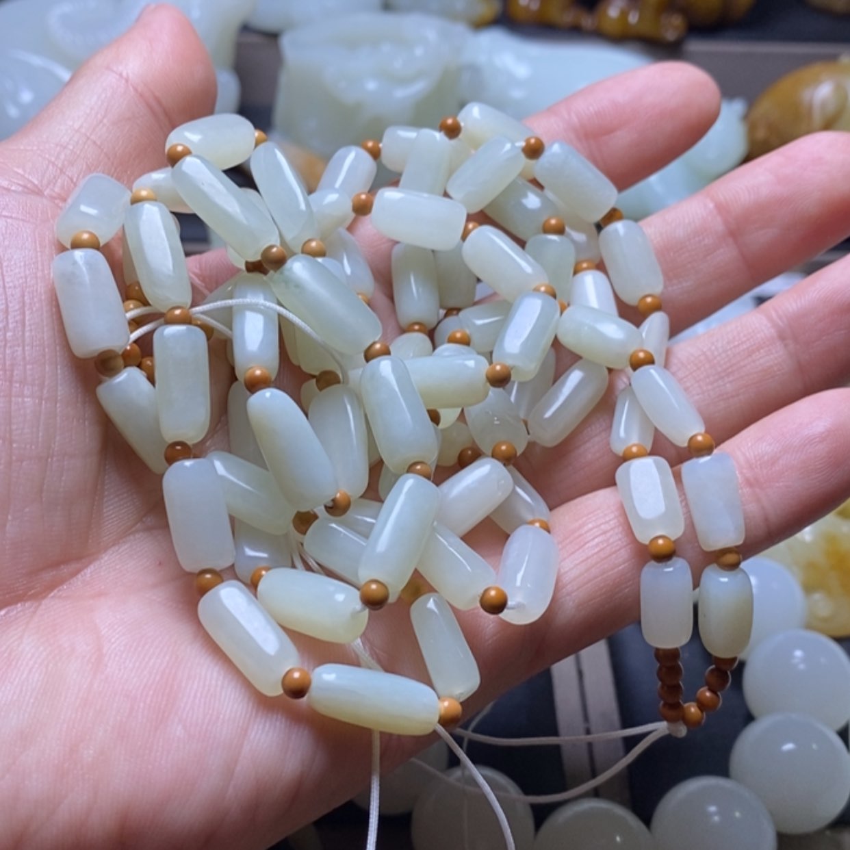 【闪购商品】和田玉（糖玉）颈饰未镶嵌