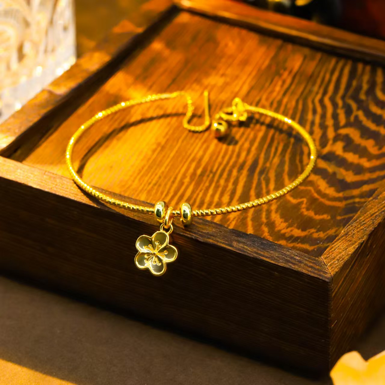 【艺馨专享】18K金桃花配件（赠合金手圈）YX506