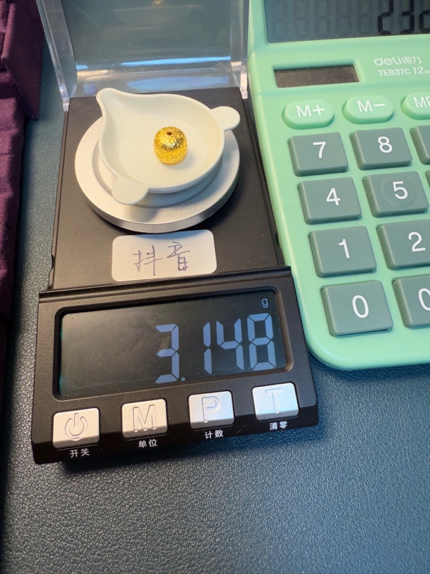 足金999云纹老型卡十秀