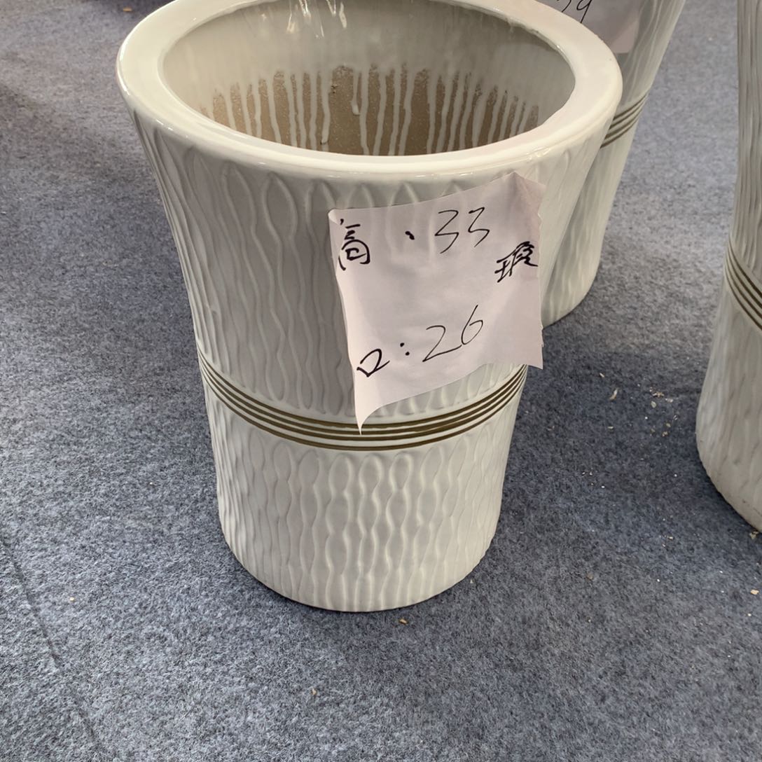 高温陶瓷花盆微瑕