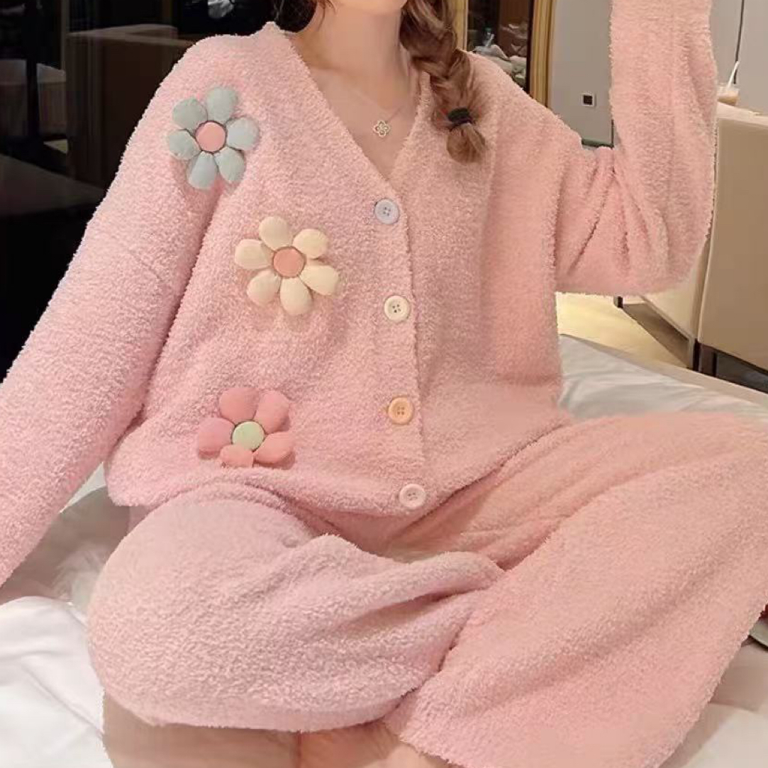 「扣号为准」半边绒套装直播可拍