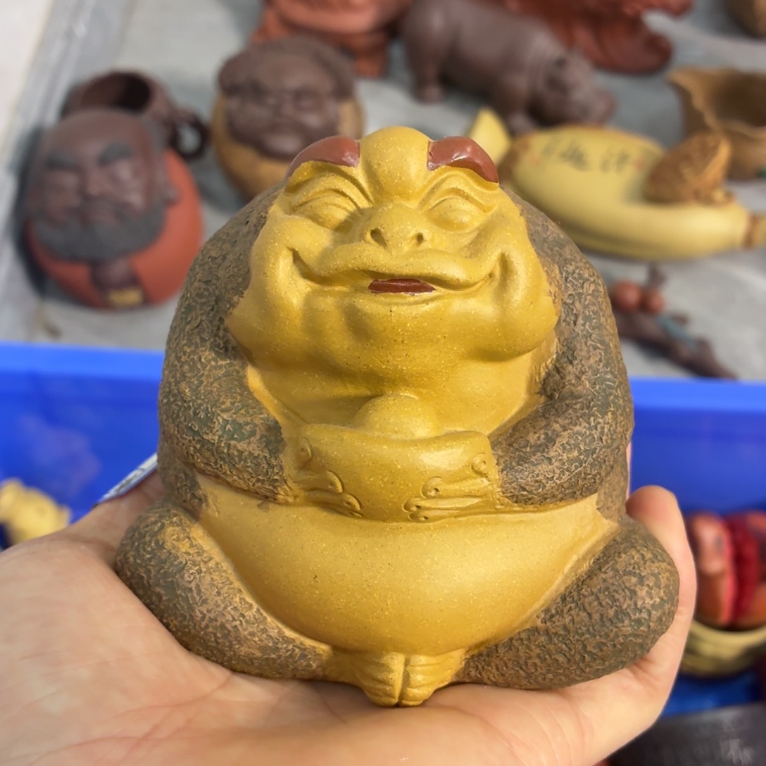 紫砂茶杯放漏放漏放大漏了