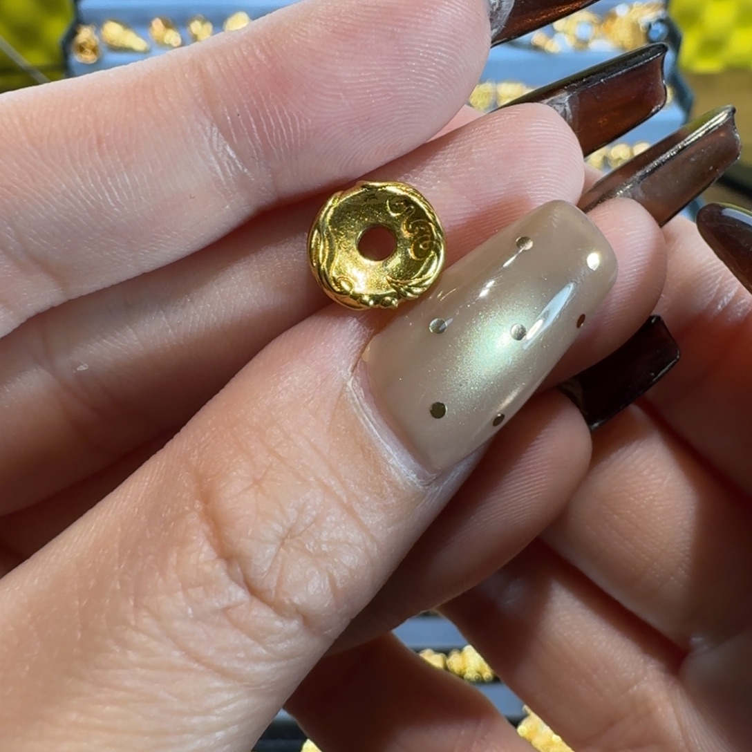 足银玻璃海浪卡环