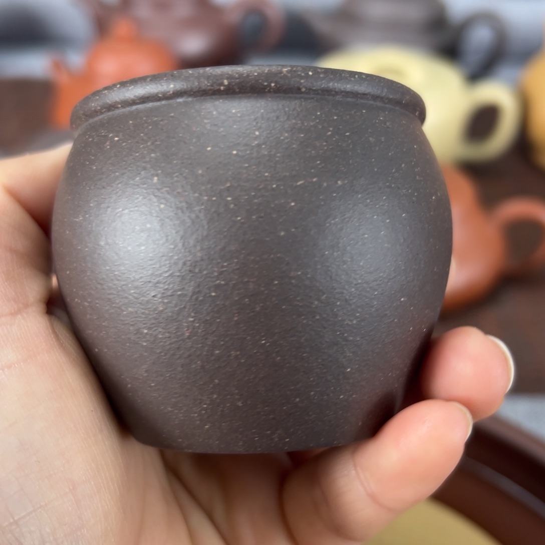 紫砂茶壶千玺矿料杯