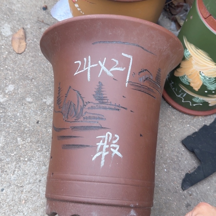 紫砂花盆特价清仓