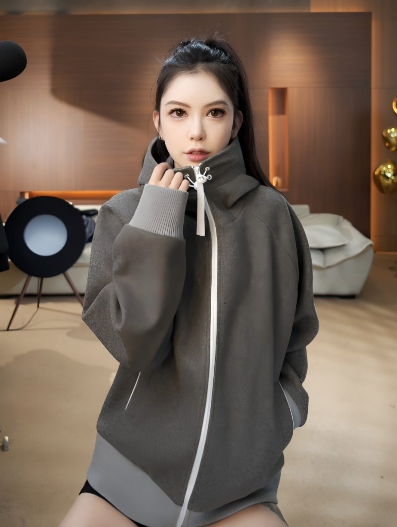 【大美夕】美式秋冬休闲百搭情侣款个性外套W253128