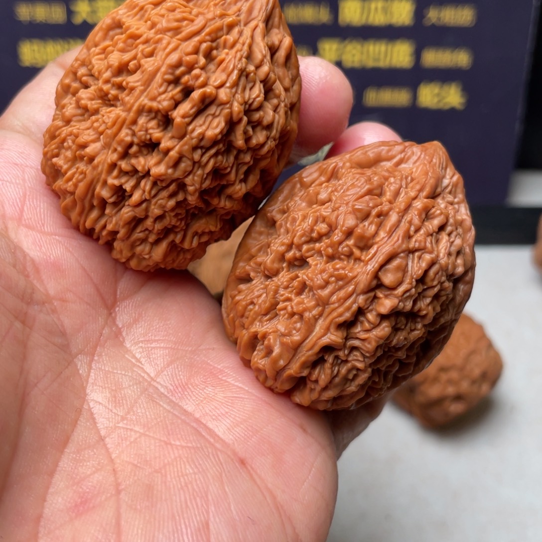 明***好文玩核桃吊坠38尺大蒜头