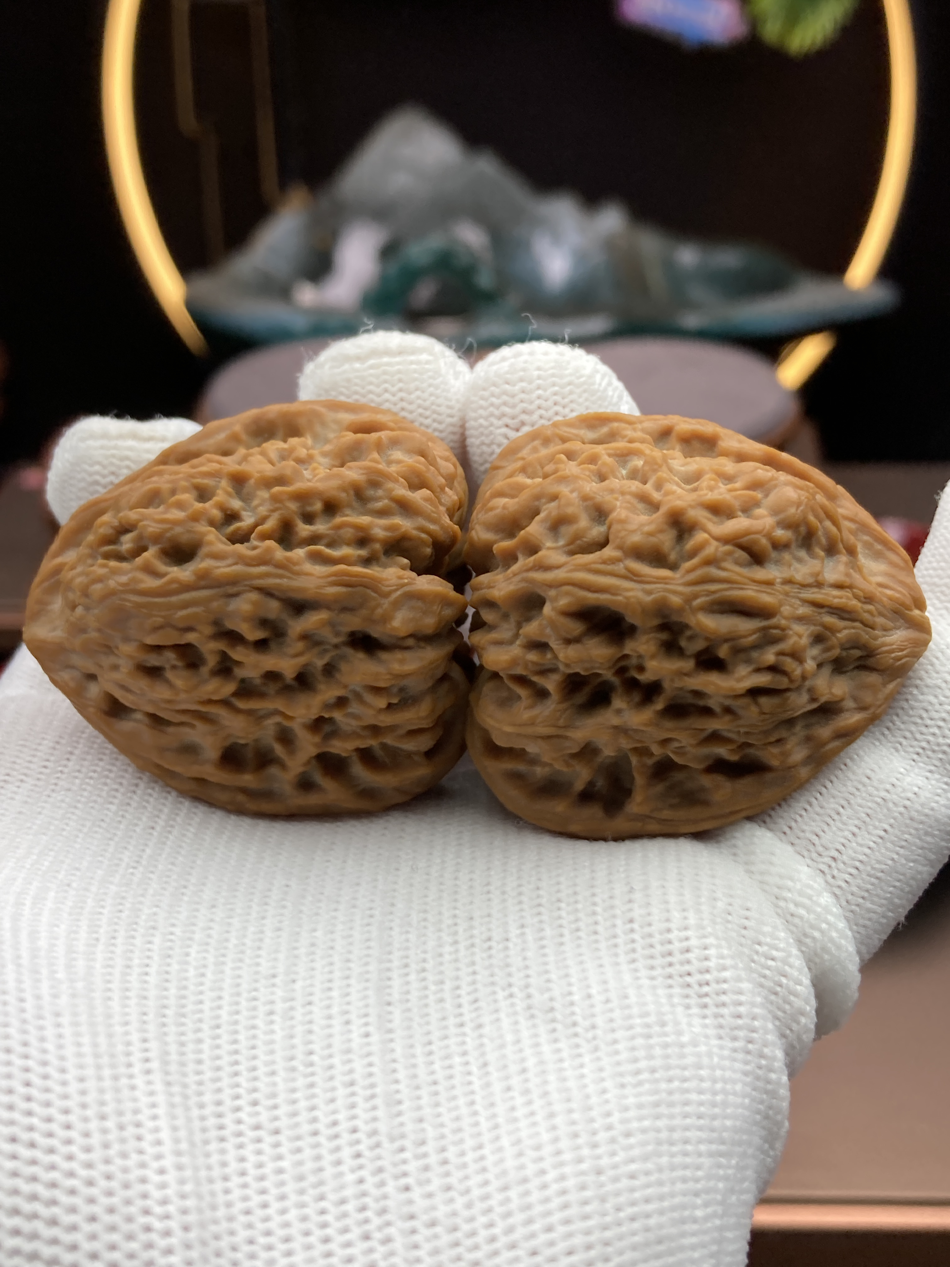 三角高炮（40.1 40.1 41.6）（42.5g）文玩核桃