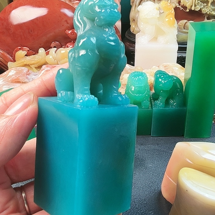 寿山石印石张****训寿山石篆刻章