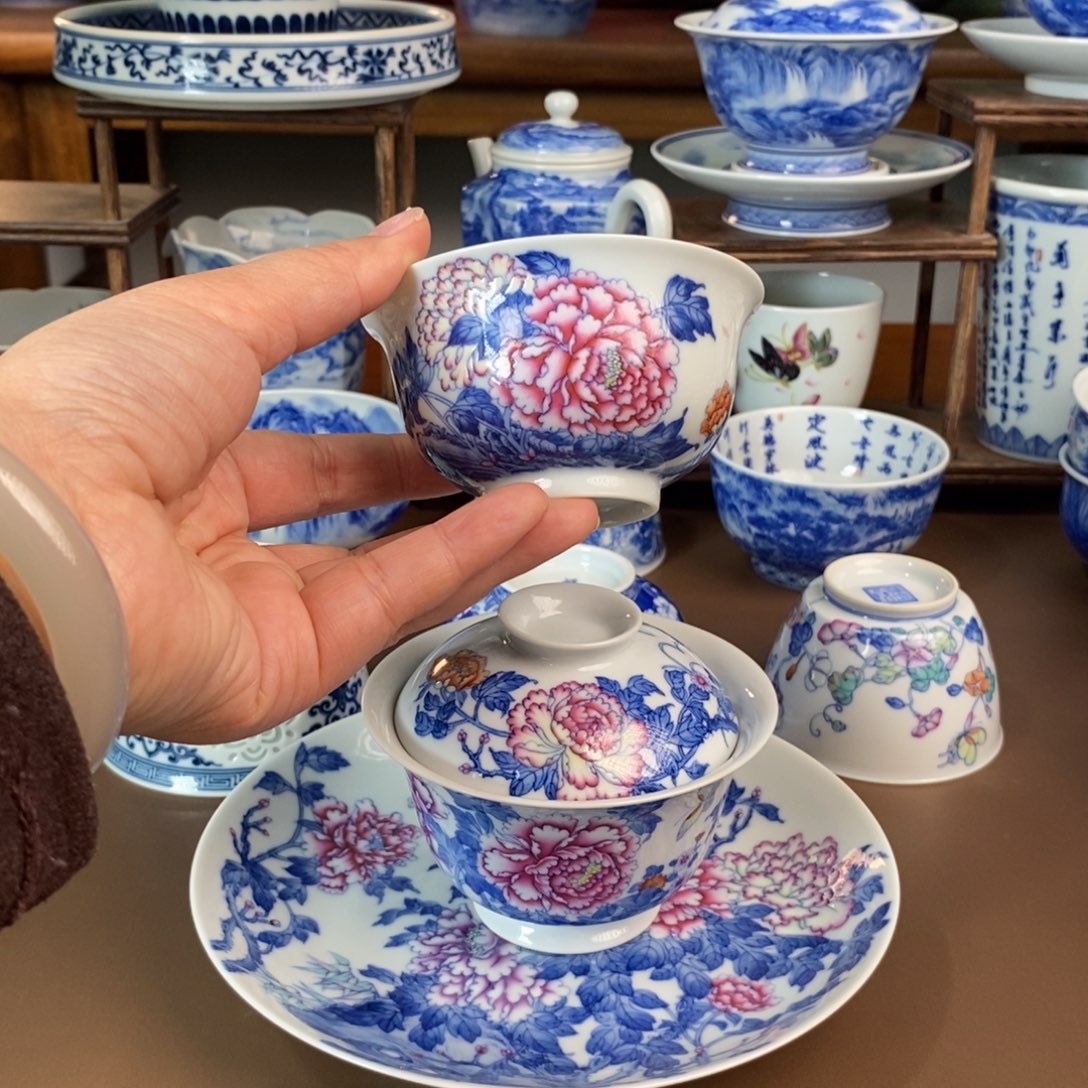 景德镇陶瓷手工手绘