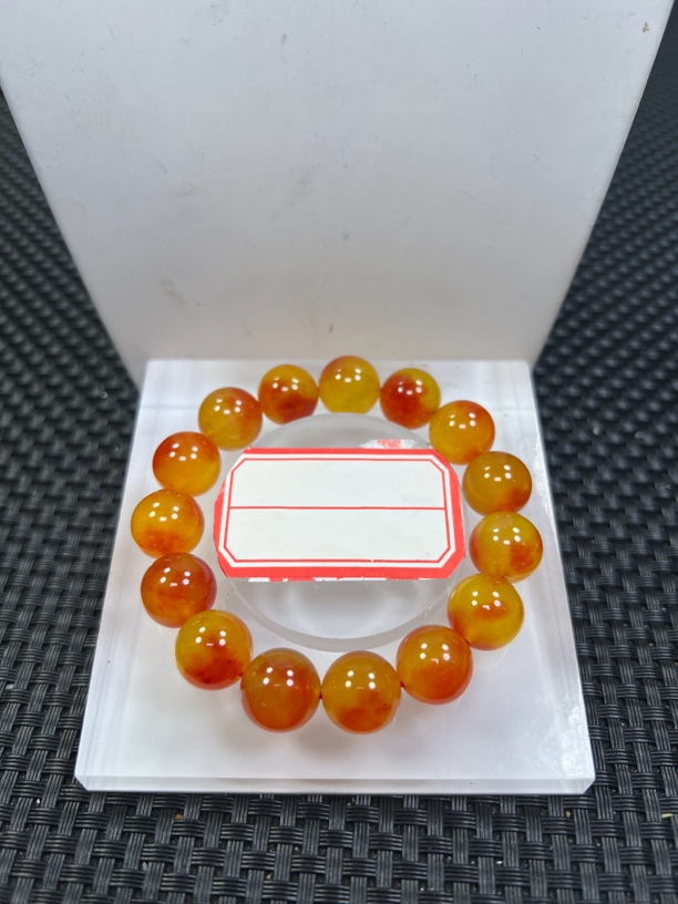 黄红14mm手串发一条D66