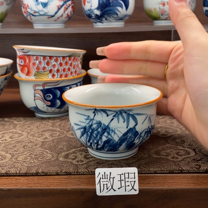 釉下老陶泥手工绘制