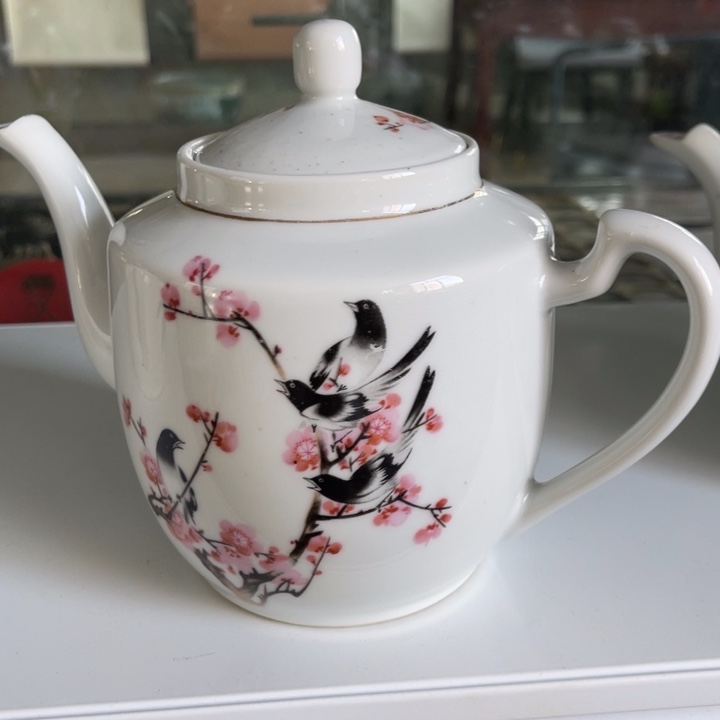 印花贴花茶具小摆件