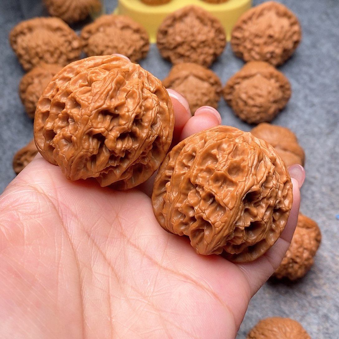 文玩核桃把件精品苹果44全品重51克