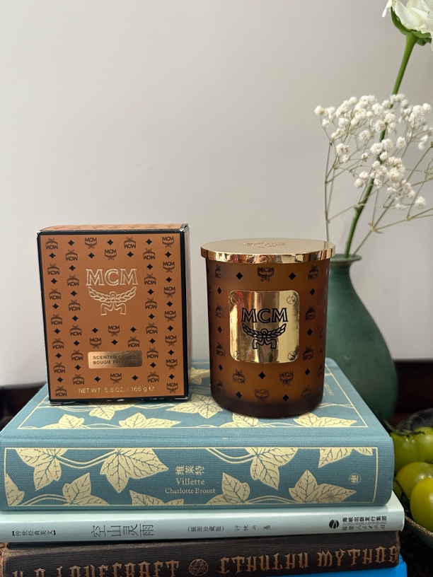 MCM覆盆子茉莉龙涎香香薰蜡烛