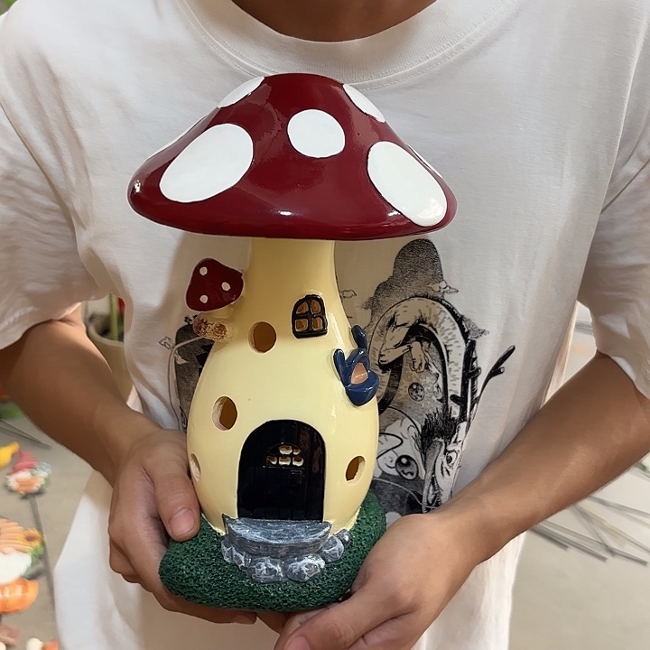 瓷片样品样品样品蘑菇房子