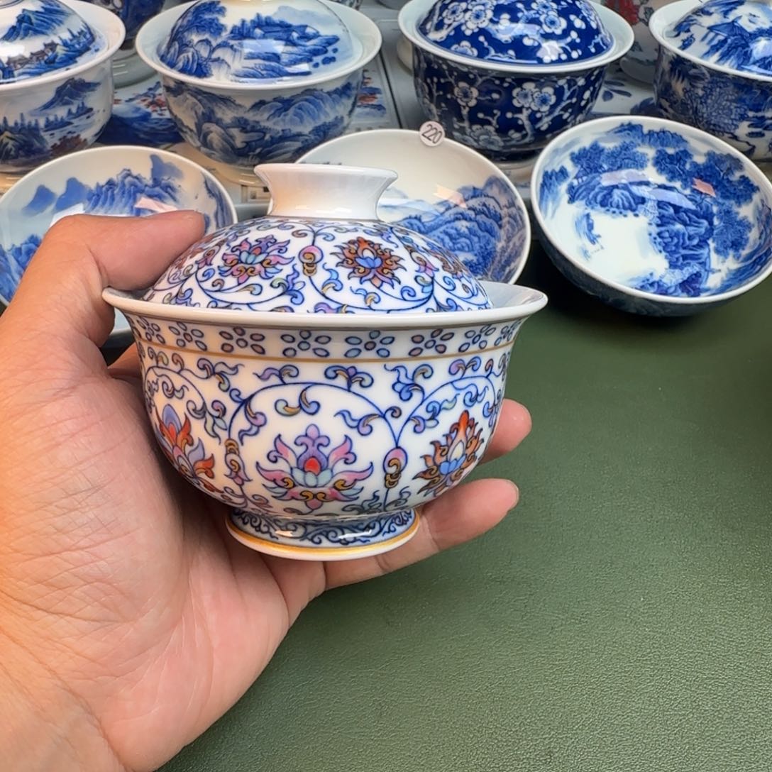 陶纯手工纯手绘茶具275