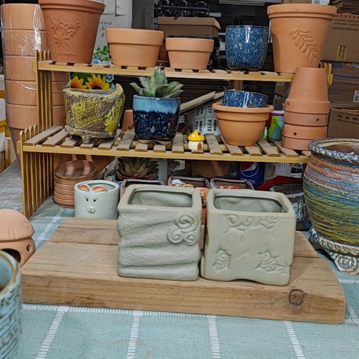 紫砂花盆粗陶花盆