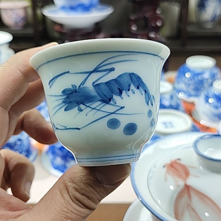 景德镇手工手绘陶瓷杯子