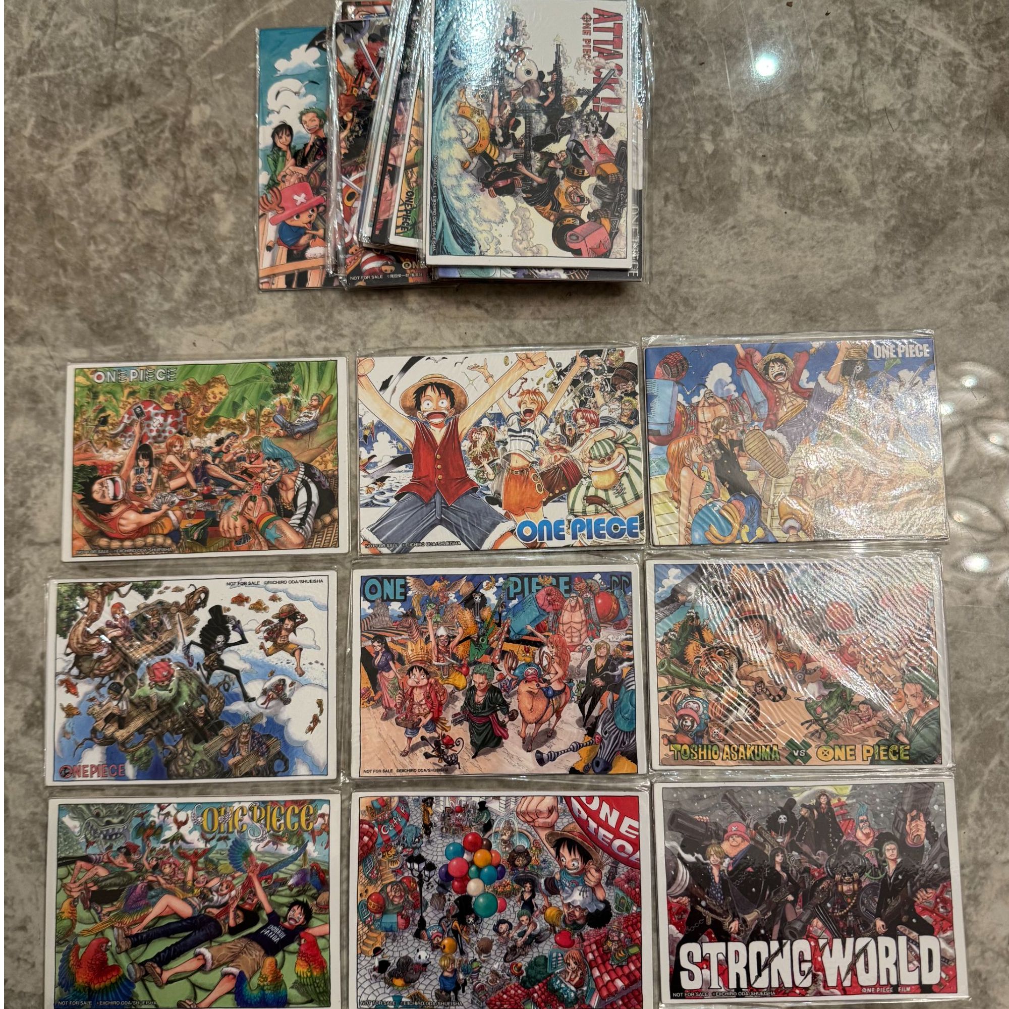  【海贼王】正版日谷 12 13中古原画扉页冰箱贴 直播代拆