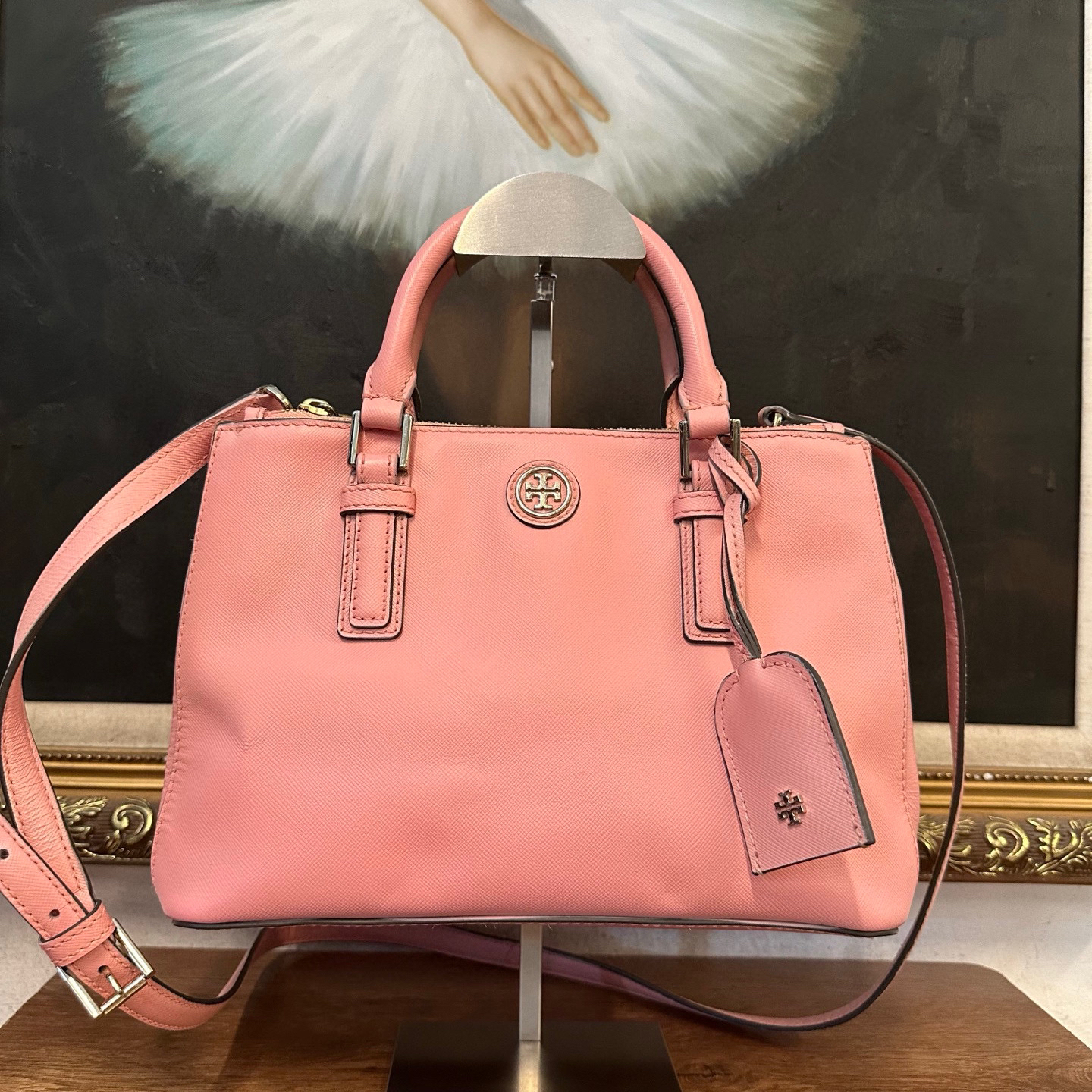 95新 TORY BURCH/汤丽柏琦 tb汤丽柏琦单肩包/008693/尺寸25*18